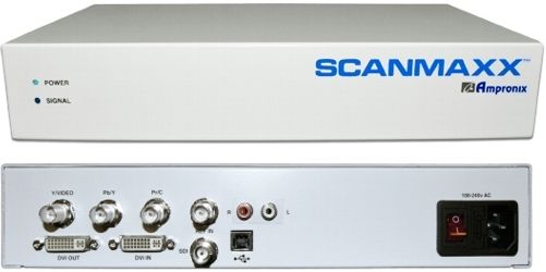 Scanmaxx DV1920 Autosync Up/Downscan Video Signal Converter, Analog signals converted to high resolution, Bullet 4 Accepts any signal from 525 to 1600 lines, Bullet 4 User-friendly OSD, Bullet 4 Low Power consumption, HD/SDI Audio Output 24Bit/48kHz, Real-time HD/SD viewing with zero frame latency (less than 1 ms) (DV-1920 DV 1920)