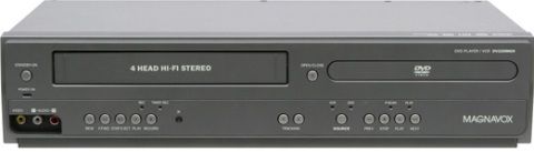 Magnavox DV225MG9 DVD/VCR Combo, DVD-R DVD-RW DVD+R DVD+RW CD Audio CD-R and CD-RW compatibility, Progressive scan DVD player with digital audio output, Features 4-head Hi-Fi stereo VCR, Dolby Digital virtual surround sound, S-Video component and digital audio coaxial outputs, OSD and parental control features, DVD Player, VCR Recorder (DV225MG9 DV-225MG9 DV 225MG9 DV225-MG9 DV225 MG9)