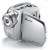 Mustek DV-5200 Multi-Functional Camera 6-in-1, 5.4 MegaPixel, 1.5” Color TFT LCD Screen, 2MP CMOS Sensor With Up To 5.4MP Interpolated, 32MB Built-in Memory, 4X Digital Zoom, MPEG4 Technology, Aperture Ratio: F= 2.8, NTSC / PAL System (DV5200 DV 5200 DV520 DV-520) 