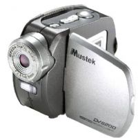 Mustek DV-8200 Digital camcorder, Multi-Functional Camera 6-in-1, 8.0 MegaPixel, 1.5" TFT LCD, MPEG4 Technology, Auto/Daylight/Cloudy/Fluorescent/Tungsten White Balance, 1/15 ~ 1/1500 second Shutter Speed, B&W / Sepia / Negative Art Digital Effects, SCR Flashlight, Auto/Off Flashlight Mode, SD / MMC Memory Card Slot, Built-in Microphone, Built-in Speaker, USB / AV out / Earphone Interface (DV8200  DV 8200  DV820  DV82) 