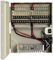 LTS DV-AT1215A-D10 Power Distribution Box with 18 Channel, 2VDC Output, 18 amp @ 12VDC supply current, 18 Fused protected outputs, Output Fused are rated @ 3.0 amp, 110~220VAC 60Hz input, AC Power Switch, Power LED indicator, Power core Included, Agency Listings UL/CUL (DVAT1215AD10 DVAT1215A-D10 DV-AT1215AD10 AT1215A-D10 AT1215-D10) 