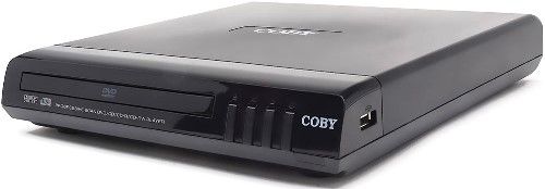 Coby DVD525 Compact 5.1 Channel DVD Player with Progressive Scan, Max. Video Resolution 480i (Composite), Delivers over 500 horizontal lines of high-resolution vide, Dolby digital decoder, Digital and analog AV outputs for home theater use, NTSC/PAL compatible Video System, Picture zoom function, Parental lock control, UPC 716829985250 (DVD-525 DVD 525 DV-D525)