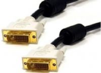 Bytecc DVI-D Dual-Link Digital Cable with Ferrites, 6 ft. Length, 2 Connector Number, M-M Terminal Gender, 25.175 MHz Minimum clock frequency, Maximum clock frequency in single link is capped up to 3.96 Gbit/s and in dual link is capped up to 7.92 Gbit/s (DVI D DVID) 