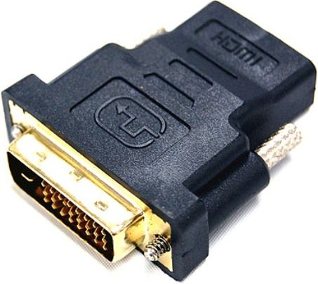 Bytecc DVI-HM DVI (Dual-link) Male to HDMI Female Cable Adapter, Solution for an High-definition Display to use with DVI video card, UPC 837281104710 (DVIHM DVI HM)