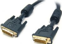 Bytecc DVIIF-3 DVI-I Dual-Link Digital 3 feet Cable with Ferrites M/M, Designed for use on Digital Flat Panel & Digital Displays, Dual Link for all Resolution Displays provides the highest quality digital signal, Male DVI-I connectors x 2, 28 Awg M/M cable (DVIIF3 DVIIF 3) 