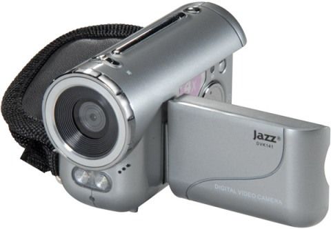 Jazz DVK141 Digital Movie Camera, 3.1 MP, Digital Still Camera, PC Camera, Video Recording, Mass Storage, SD/MMC Card Slot, 32MB Internal Memory, 1.5