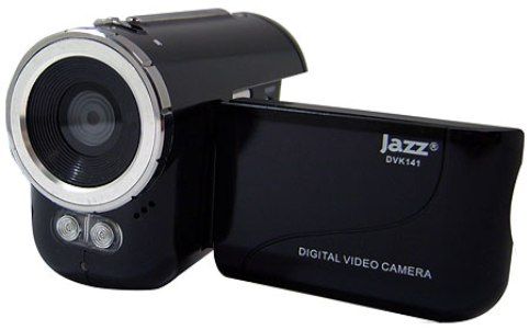 Jazz DVK141BK Digital Movie Camera, 3.1 MP, Digital Still Camera, PC Camera, Video Recording, Mass Storage, SD/MMC Card Slot, 32MB Internal Memory, 1.5