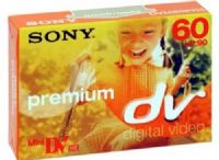 Sony DVM-60PR Mini DV Tape, Premium Mini Digital Video Cassette, 60 Minutes (DVM60PR DVM60P DVM60 DVM 60PR 60P)