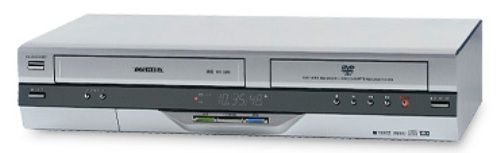 Toshiba D-VR4 Remanufactured DVD Recorder with VCR, Multi-Drive Playback and Recording, 4-Head/19-Micron Hi-Fi Stereo VHS Playback, Digital Cinema Progressive Scan (DVD only), WMA & MP3 Playback, 24-Bit/96kHz Audio Digital/Analog Converter, 4 Recording Modes (1 hr/2 hr/4 hr/6 hr), 125 Channel Tuner (DVR4 DVR-4 DV-R4 D-VR4 DV R4)
