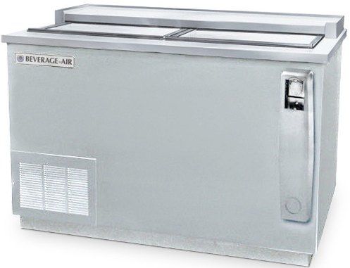Beverage Air DW49-S-24 Remote Cooled Bottle Cooler Deep Well, 60 Hertz, 1 Phase, 115 Volts, Doors Access Type, 13.3 Cubic Feet Capacity, Remote Compressor, Sliding Door Style, Solid Door Type, Stainless Steel Exterior Finish, Remote Cooled Features, 17 - 1/2 Cases Number of 12 oz. Bottles, 23 - 3/4 Cases Number of 12 oz. Cans, 50