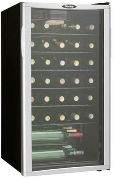 Danby DWC350BLPA Wine Cooler with 35-Bottle Capacity - 17