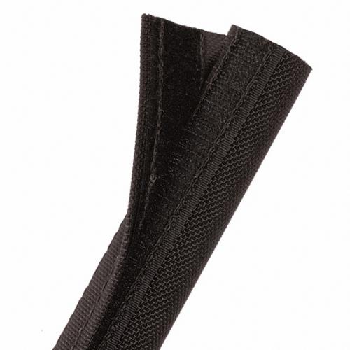 Techflex DWN3.50BK Dura-Wrap Heavy Duty Wraparound Hook and Loop Sleeving. 3.5 inch, Black; 8500 Cycles; Tightly Woven Ballistic Nylon Construction; Heavy Duty, Oversized Hook and Loop Closure; Repels Liquids; Easy Retro Fit Installation; Wall Thickness +/- 0.005