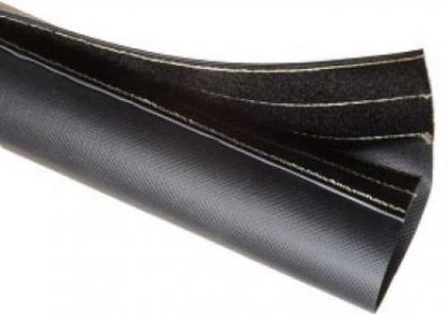 Techflex DWT1.50BK TurtleWrap Protection Sleeve with Easy On, Easy Off Hook and Loop Closure 1.5; 13500 Cycles; 20 Mil Wall Thickness; 1000 Denier Cordura, Double Coated with Proprietary High FR Neoprene; Extreme, Oversized Hook and Loop Closure; Repels Liquids; Prevents Damage From UV, Abrasion, And Salt; Resists and Sheds Sparks And Hot Spall; UPC N/A (TECHFLEXDWT150BK TECHFLEX DWT150BK DWT1.50BK DWT1-50BK)