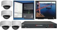 Pelco DX41BI250 Indoor Bundle Basic Edition Video Security System, Includes: 1 Four-Channel DX4100 Series DVR with 250GB Hard Drive, 4 High Resolution, Color Indoor Camclosure Mini Domes, 1 19-Inch 200 Series LCD Monitor and 1 Multiple Camera Power Supply, 4 Looping Analog Channels, H.264 Hardware Compression, Up to 704 x 480 (NTSC), 704 x 576 (PAL) Recording Resolution (DX41BI-250 DX41-BI250 DX41BI 250 DX41 BI250) 