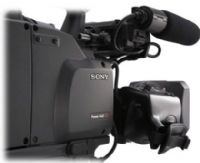 Sony DXC-D55L Camera Head With Viewfinder + Mic, NTSC Signal System, 2/3" CCD Power HAD EX Type Image Device, 65 dB Signal-to-Noise Ratio, F11 at 2000 lux Sensitivity, 920 TV Lines Horizontal Resolution, -140 dB Vertical Smear, 14-Bit A/D Processing, Memory Stick File Operation (DXC D55L DXCD55L) 