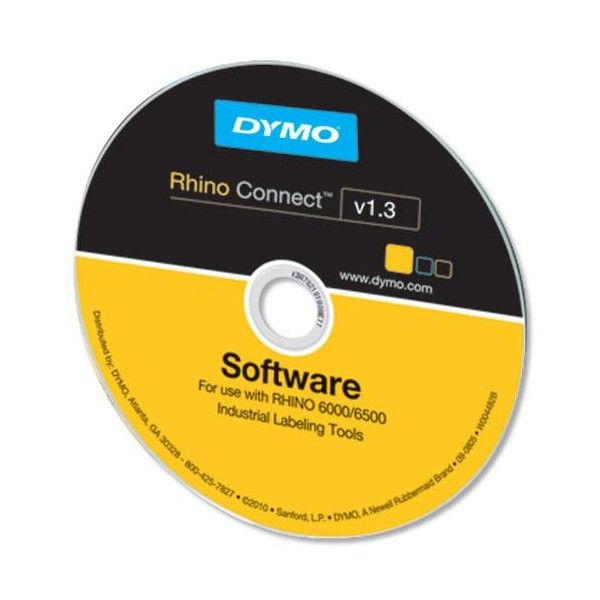 Dymo 1738636 Rhino Connect Software; For Use with Rhino 6000 or 6500 Industrial Labeling tools; Enables creation and printing labels without the hassles of printing sheet labels on a standard desktop printer; Weight 0.5 Pounds; UPC 071701110497 (Dymo 1738636 Dymo1738636 Dymo-1738636 1738636 Dymo)