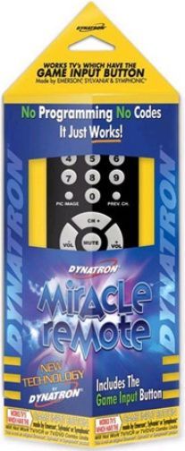 Dynatron MR180 Miracle Remote Full Function Replacement Remote For Any Emerson TVs Made After 2000, Any Sylvania & Symphonic TV's Made After 1997, Full Menu Including All Audio and Video Settings, Game Input Button, Channel Auto Programming, Sleep, Easy to Use Layout (MR-180 MR 180)