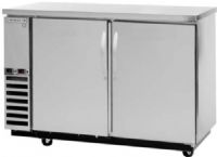 Beverage Air DZ58-1-S Dual Zone Bar Mobile, Stainless Steel, 23.8 cu.ft. capacity, 3/4 Horsepower, Four 1/6 of Kegs, 50 7/8" Clear Door Opening, 50 1/2" Depth With Door Open 90°, 2 independent compartments that allow independent temperatures in each section, 2" stainless steel top standard, Solid doors are self-closing and include key locks (DZ581S DZ58-1S DZ581-S DZ58-1 DZ58) 
