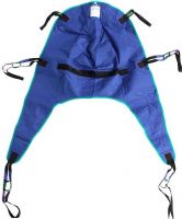 Drive Medical 13262m Divided Leg Patient Lift Sling with Headrest, Nylon Primary Product Material, Medium Product Size, Solid Design, 4 Sling Points, 4 or 6 Cradle Points, 450 lbs Product Weight Capacity, UPC 822383231624, Blue Primary Product Color (13262M 13262-M 13262 M DRIVEMEDICAL13262M DRIVEMEDICAL-13262-M DRIVEMEDICAL 13262 M) 