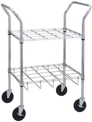 Drive Medical 18144 Oxygen 20 Cylinder Cart; For Use With 20 C, D, E, or M9 Cylinders; 5