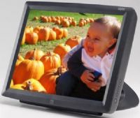 Elo Touchsystems E016941 Model 1529L Multifunction 15-Inch LCD Desktop Touchmonitor, Dark Gray, USB interface, Short Stand, Customer Display, MSR, Native (optimal) resolution 1024 x 768 at 60 Hz, Response time 12 msec, Aspect ratio 4 x 3, Contrast ratio 400:1, Brightness IntelliTouch: 322 nits, Built-in speakers located in display head (E01-6941 E01 6941 1529-L 1529) 