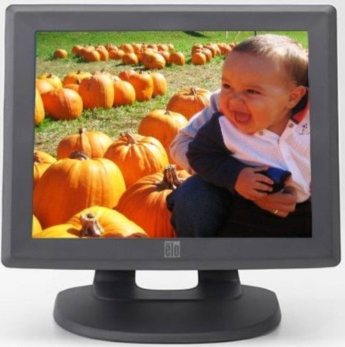 Elo Touchsystems E083709 Model 1215L 12-Inch LCD Desktop Touchmonitor, Dark Gray, Up to 800 x 600 resolution at 75 Hz, Response time 35 msec, Contrast ratio 500:1, Aspect ratio 4 x 3, Dual serial/USB touch interfaces, Brightness Surface capacitive 170 nits, Dual serial/USB interface, Digital on-screen display (OSD), Internal power supply (E08-3709 E08 3709 1215-L 1215)