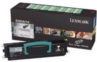 Lexmark E250A11A Black Return Program Toner Cartridgefor E250, E350 & E352, New Genuine Original OEM Lexmark brand, Average Cartridge Yield 3,500 standard pages (E25-0A11A E250-A11A E250A-11A) 