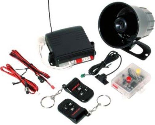 Seco-Larm E-300L Model ENFORCER 300L Full-Featured RF Remote Modular Car Alarm System, Include built-in dual-stage glass break sensor (with remote microphone) and dual-stage shock sensor, Built-in starter disable relay and flashing light relay, Outputs for door lock/unlock and domelight, Offers 2-step door unlock output, Automatic Starter Disable (E300L E 300L ENFORCER300L ENFORCER-300L) 