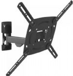 Barkan E330.B Television Wall Bracket Mount Up To 142 cm / 56 Inches, for TVs up to max. 56", VESA Standard 400, Holds up to 30 kg, Adjustable 3 ways, Box contents: wall bracket mount including installation materials and instructions (cannot guarantee instructions are in English), UPC 850028002889 (E330B E330.B E330.B) 