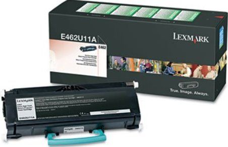 Lexmark E462U11A Extra High Yield Return Program Toner Cartridge For use with Lexmark E462dtn Printer, Up to 18000 standard pages Declared yield value in accordance with ISO/IEC 19752, New Genuine Original OEM Lexmark Brand, UPC 734646328821 (E462-U11A E46-2U11A E462U-11A)