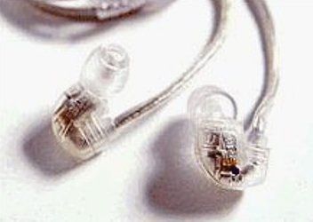Shure E5 Sound Isolating Stereo Earphones - Miniature Headphones Alternative, Dual High Energy Micro-Speakers with Extended Frequency Response and Level Attenuator, In ear design, using foam or flex sleeves, naturally blocks background noise (SHURE E5   SHURE-E5)