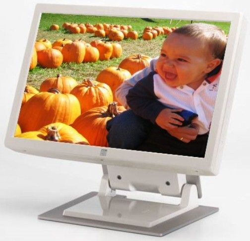 Elo Touchsystems E653938 Model 1900L 19-Inch LCD Desktop Touchmonitor, Beige, Dual serial/USB Interface, Zero Bezel, Native (optimal) resolution 1440 x 900 at 60 Hz, Aspect ratio 16 x 10, Response time 5 msec, Brightness IntelliTouch 270 nits, Contrast ratio 1000:1, Space-saving built-in speakers (E65-3938 E65 3938 1900-L 1900)