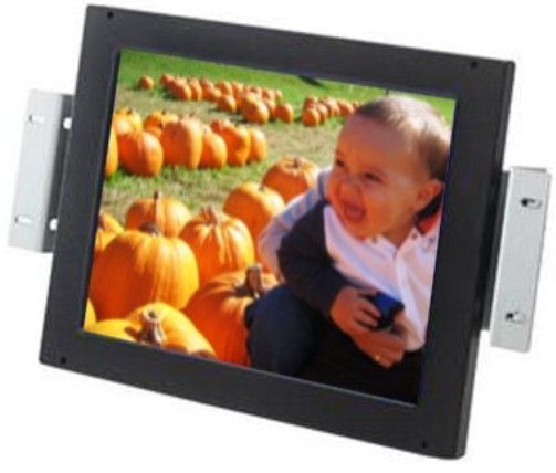 Elo Touchsystems E655204 Model 1247L 12-Inch LCD Open-Frame Touchmonitor, Steel/Black, Up to 800 x 600 resolution at 75 Hz, Aspect ratio 4x3, Response time 40 msec, Contrast ratio 500:1, Dual Serial/USB Touch Interface, Integrated precision minibezel with watertight 0.5 mm seal (E65-5204 E65 5204 E655-204 1247-L 1247)