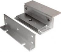 Seco-Larm E-941S-1K2/ZQ Enforcer "Z" Maglock Bracket (1200lb series) for use with E-941SA-1200, E-941SA-1K2PD, E-941SA-1K2PQ, E-941DA-1K2Q and E-941DA-1K2P, Adjustable for 9~13 mm glass, Include one "Z" bracket and one "L" bracket for mounting on inswing doors, UPC 676544000617 (E941S1K2ZQ E941S-1K2/ZQ E-941S1K2/ZQ E-941S-1K2-ZQ)  