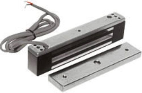 Seco-Larm E-941SA-300RQ Single-door Electromagnetic Lock with 300-lb (136kg) Holding Force, Perfect for cabinets, small enclosures, or pedestrian gates; Reversible installation and selectable 12/24 VDC operation, Anodized aluminum housing, No residual magnetism, Detachable mounting bracket for easy installation, UPC 676544010227 (E941SA300RQ E941SA-300RQ E-941SA300RQ) 