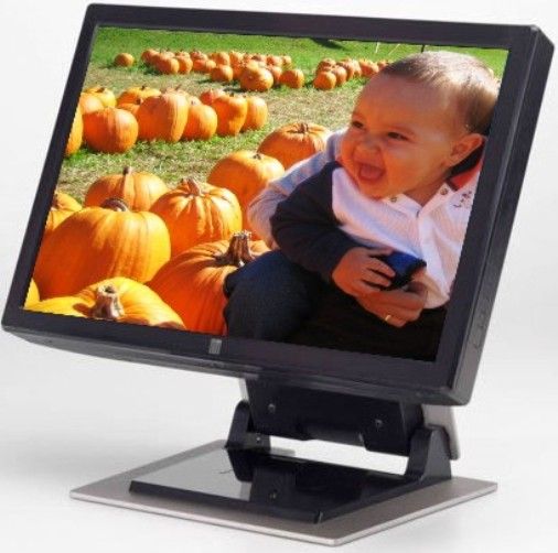 Elo Touchsystems E946245 Model 2200L 22-Inch LCD Desktop Touchmonitor, Dark Gray, USB Interface, Zero Bezel, Native (optimal) resolution 1680 x 1050 at 60 Hz, Aspect ratio 16 x 10, Response time 5 msec, Acoustic Pulse Recognition 270 nits, Contrast ratio 1000:1, Space-saving built-in speakers (E94-6245 E94 6245 2200-L 2200)