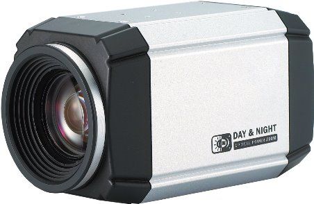 Wonwoo EB-363SN Zoom Box Camera; Sony Super HAD II (Double scan) CCD, 700TV lines High Resolution, 36x Optical & 32x Digital Zoom, True WDR, True Day/Night, Sony 960H with Effio-P, 3.4~122.4mm 36x Auto Focus Zoom Lens (EB363SN EB 363SN EB-363-SN EB-363)