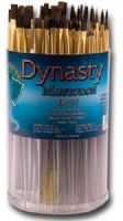 Dynasty EB725D Mastodon Caniste EB-700, Shader And Round Brush Assortment; Brushes are characterized by durability and immense strength; Each canister comes with wood paint stirrers and reusable brush storage container; UPC 018376071791 (DYNASTYEB725D DYNASTY EB725D EB725 D EB 725D DYNASTY-EB725D EB725-D EB-725D) 