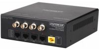 Seco-Larm EB-C304-01EQ Four-Channel End-point 24VAC, For use with VPD baluns such as EB&#8209;P101-20VQ, Transmits power and data to the camera while receiving video from the camera, All-in-one solution: Built-in power supply (1 Amp/channel) to power CCTV cameras (EBC30401EQ EBC304-01EQ EB-C30401EQ)  