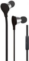AT&T EBM01-BLK Jive Music + Calls Stereo Headphones, Black; Rubberized design with tangle free flat cable; Comfortable secure fit; Noise isolating in-ear design; Mic with button for call + music control; Universally designed for smartphones, tablets and media players, UPC 817317010451 (EBM01BLK EBM01 BLK EBM-01-BLK EBM 01-BLK)  