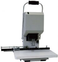 Lassco EBM-S Spinnit Table-Top Paper Drill, The most economical 2” capacity table-top drill on the market, Table size 18” x 12”, Base footprint 12” x 13-1/2”, Table height 3-1/2”, Motor 1/4 HP, 115 Volts, Stationary table with an adjustable back-gauge slide guide system, Product moves accross the table for easy multi-hole drilling, Ideal for small print operations (EBMS EB-MS EBM S E-BMS) 