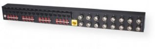 Seco-Larm EB-P316-60EQ Sixteen-Channel Passive End-Point VPD Combiner, For use with VPD baluns such as EB&#8209;P101-20VQ, Transmits power and data to the camera while receiving video from the camera, Placed at DVR end, Rack Mountable (EBP31660EQ EBP316-60EQ EB-P31660EQ)  