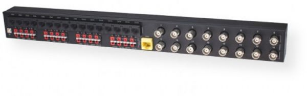Seco-Larm EB-P316-60EQ Sixteen-Channel Passive End-Point VPD Combiner, For use with VPD baluns such as EB‑P101-20VQ, Transmits power and data to the camera while receiving video from the camera, Placed at DVR end, Rack Mountable (EBP31660EQ EBP316-60EQ EB-P31660EQ) 