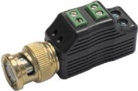 Seco-Larm EB-P501-02Q ELITE Passive Video Balun with Terminals for Power or Data Pass-Through, Gold-plated BNC for greater reliability and longer life, Transmits up to 1300ft (400m) color and 1950ft (600m) B&W video, Passive operation, Uses low-cost Cat5e/6 cable instead of costly coaxial cable, Terminal blocks, UPC 676544014584 (EBP50102Q EBP501-02Q EB-P50102Q)  