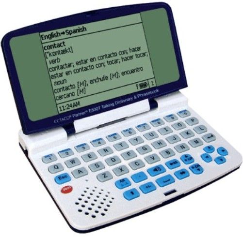 Ectaco EBs500T Partner English-Bosnian Talking Electronic Dictionary and Audio PhraseBook, Resolution 255x160 pixels, English Interface, English-Bosnian entry bi-directional dictionary, Advanced English TTS speech synthesis pronounces any word, 14000 entry Audio PhraseBook with TTS, English Phonetic transcription, Instant reverse translation, UPC 789981063845 (EBS-500T EBS 500T EB-S500T EBS500)
