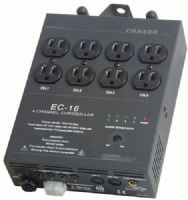 Eliminator Lighting EC-16 Four Channel Controller, 4 Channel Output / 600W per CH., Audio run of 16 Preset Programs, Full On And Blackout With Cable Remote Controller (Output), Audio Sensitivity Adjustable, 4-way Ropelight Connector, Link-up Function, Hanging Bracket Included (EC16 EC 16) 