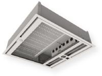 Wiremold ECB2SP Ceiling Box with Projector Mount; White; Fully finished  enclosure designed to manage and store A/V equipment in an air handling plenum space above a false ceiling;  Has a built in projector mount that utilizes a 1 1/2" standard NFS fitting and is rated to support a load up to 50 lbs; UPC 786776183207 (ECB2SP ECB-2SP ECB2SPCEILINGBOX ECB2SP-CEILINGBOX ECB2SPWIREMOLD ECB2SP-WIREMOLD) 