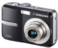 Samsung EC-S860ZBBA model S860 Digital Camera, CCD Optical Sensor Type, 1/2.5