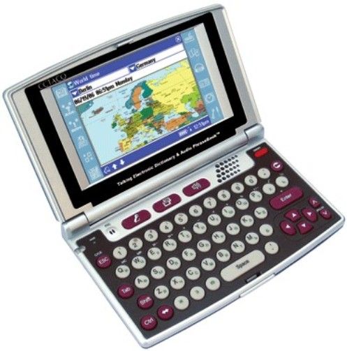 Ectaco EUa800 English-Ukrainian Talking Electronic Dictionary and Audio PhraseBook; Touch Sensitive Screen Display; Over 510000 words already included in the general dictionary; Advanced English speech synthesis; Instant reverse translation; Superb English speech recognition; Advanced word recognition and MorphoFinder (ECTACOEUA800 ECTACO-EUA800 EUA-800 EU-A800 EUA 800)