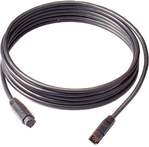 Humminbird EC W10 Transducer Extension Cable - 7-Pin, 10ft. Transducer Extension Cable, Plugs Directly into the Existing Transducer and Fishfinder, Extends the Location of Transducers up to 50 Feet Without Affecting Accuracy or Performance, All Cable end Connectors are Gold Plated for Corrosion Resistance, UPC 082324502682 (EC W10 EC-W10 ECW10) 
